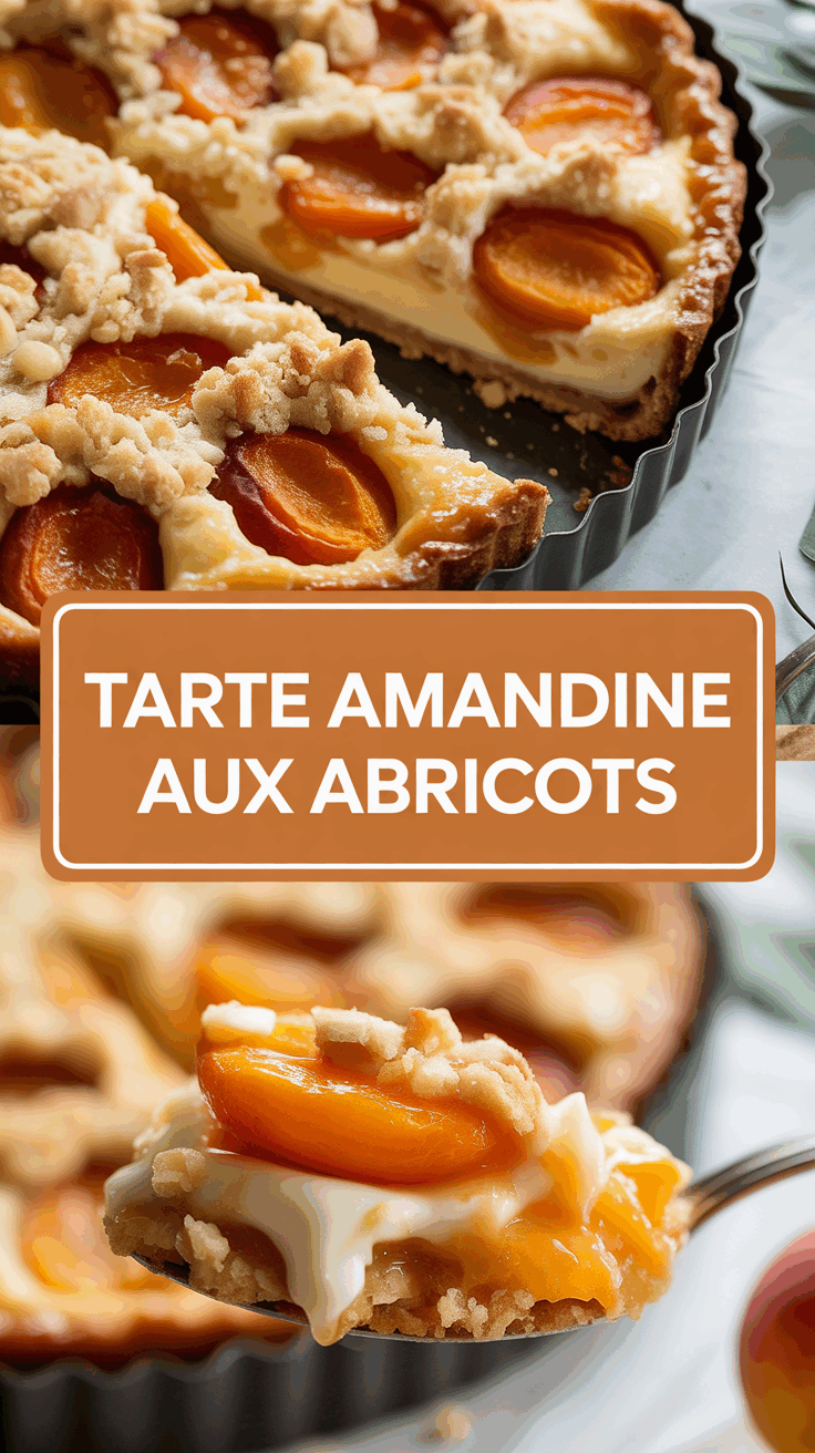 Tarte amandine aux abricots