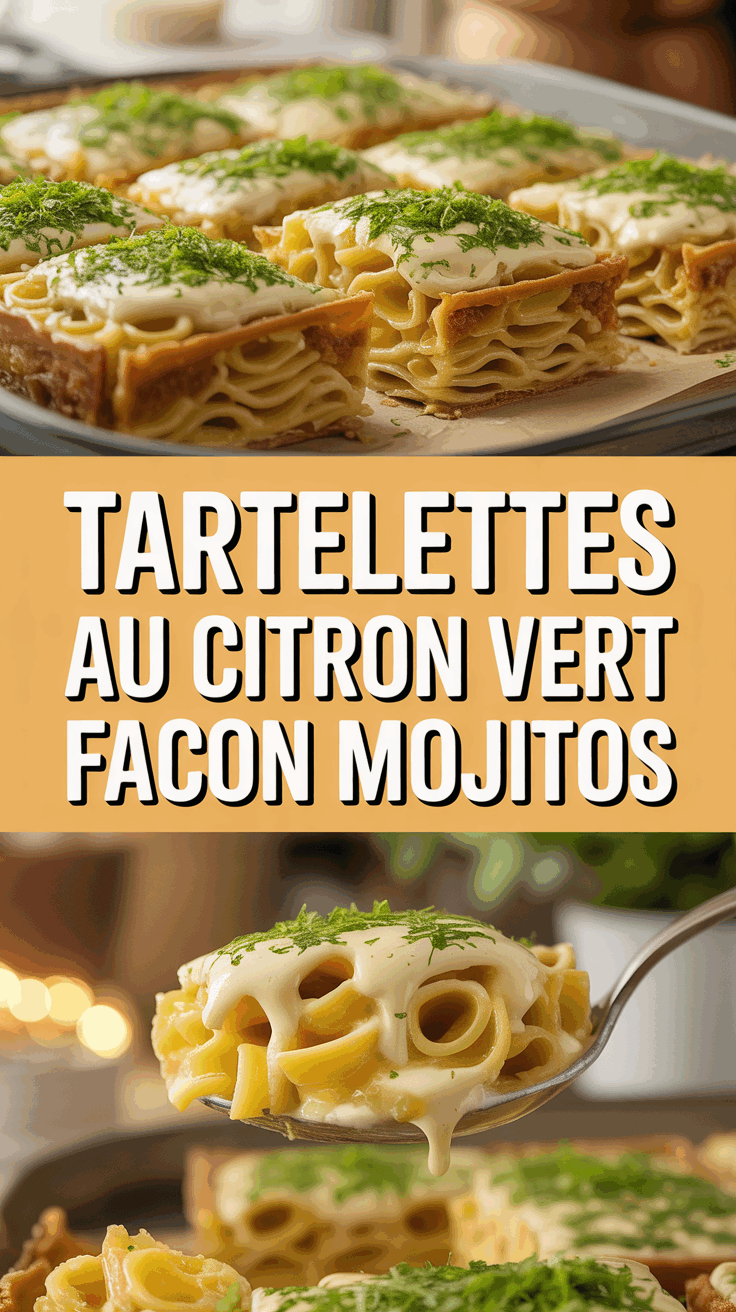 Tartelettes au citron vert façon Mojitos