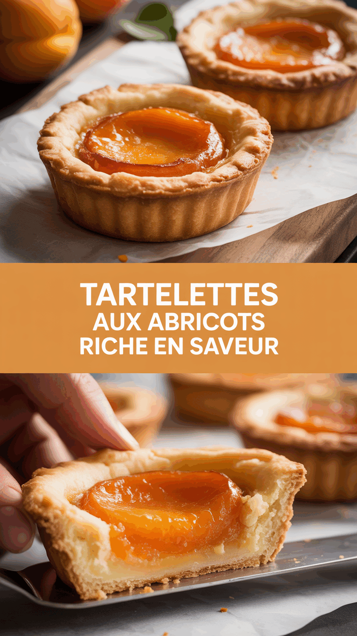 Tartelettes aux abricots riche en saveur