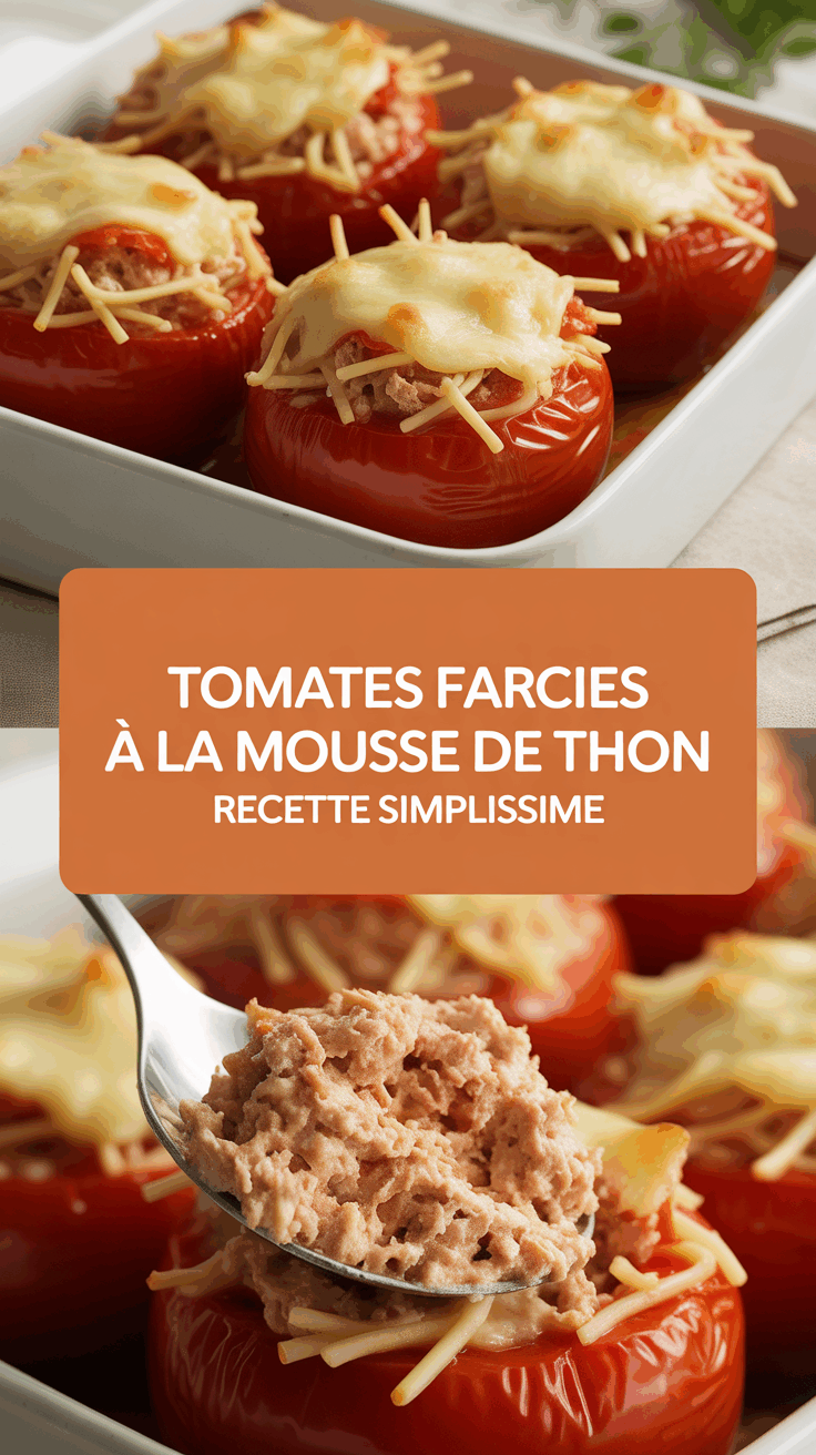 Tomates farcies à la mousse de thon recette simplissime