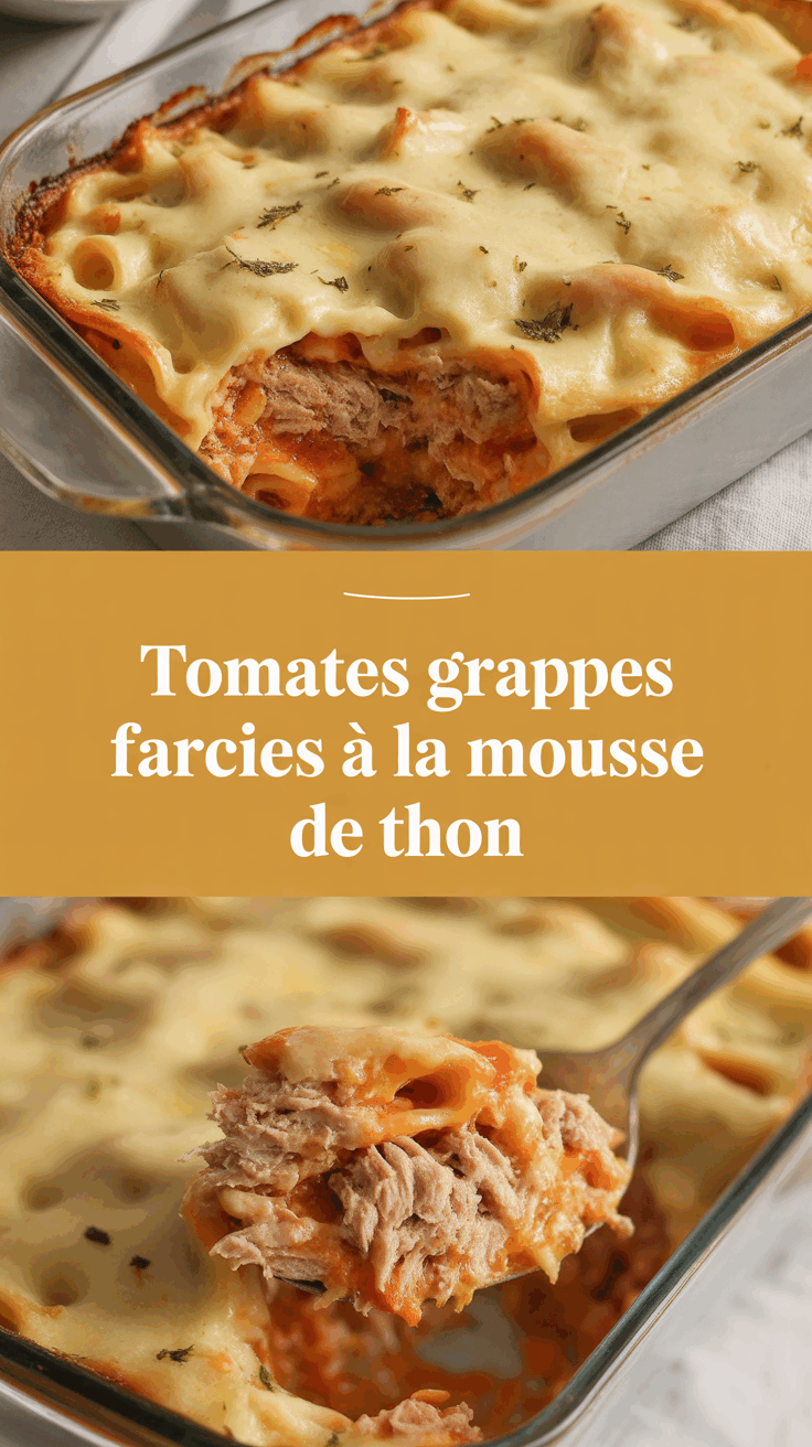 Tomates grappes farcies à la mousse de thon