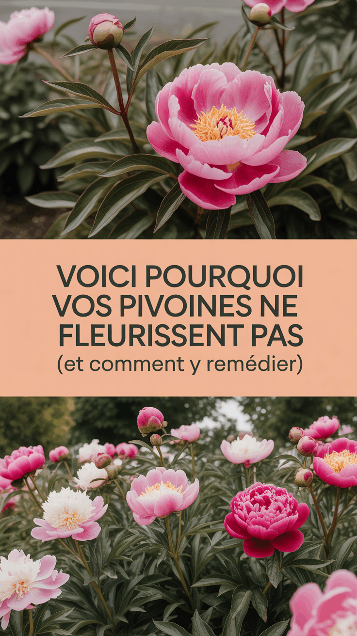 Voici pourquoi vos pivoines ne fleurissent pas (et comment y remédier)