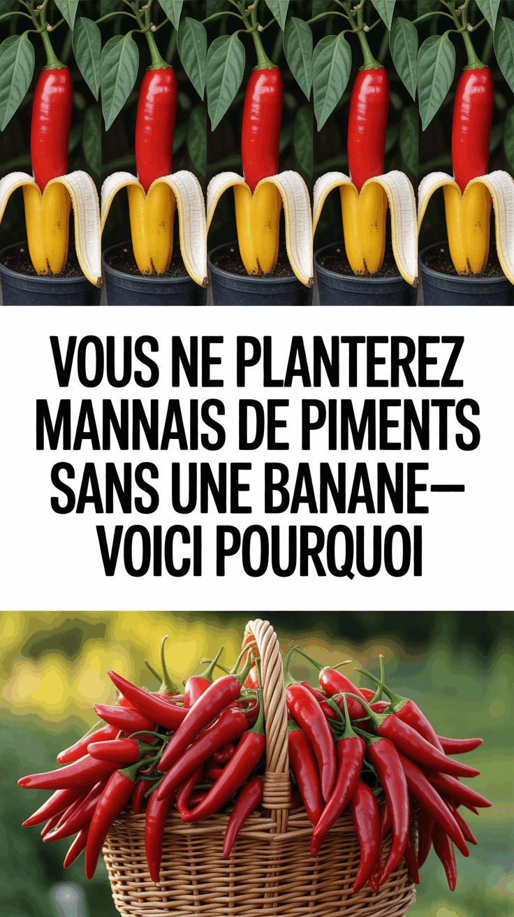 Vous ne planterez plus jamais de piments sans une banane—voici pourquoi