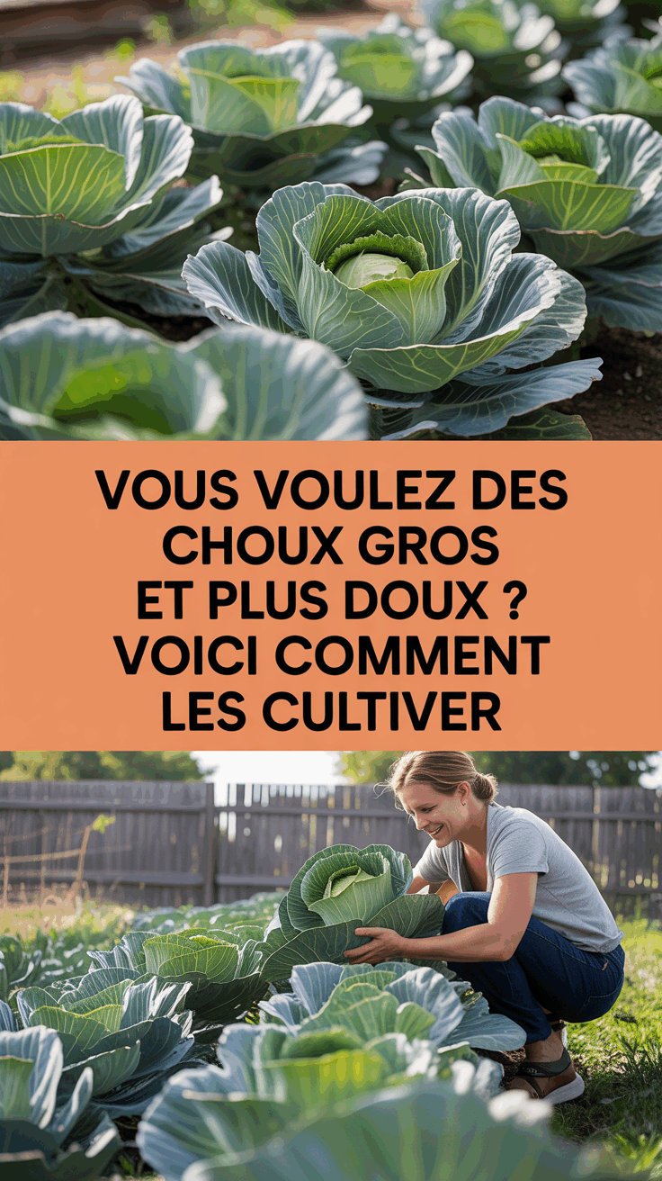 Vous voulez des choux plus gros et plus doux ? Voici comment les cultiver
