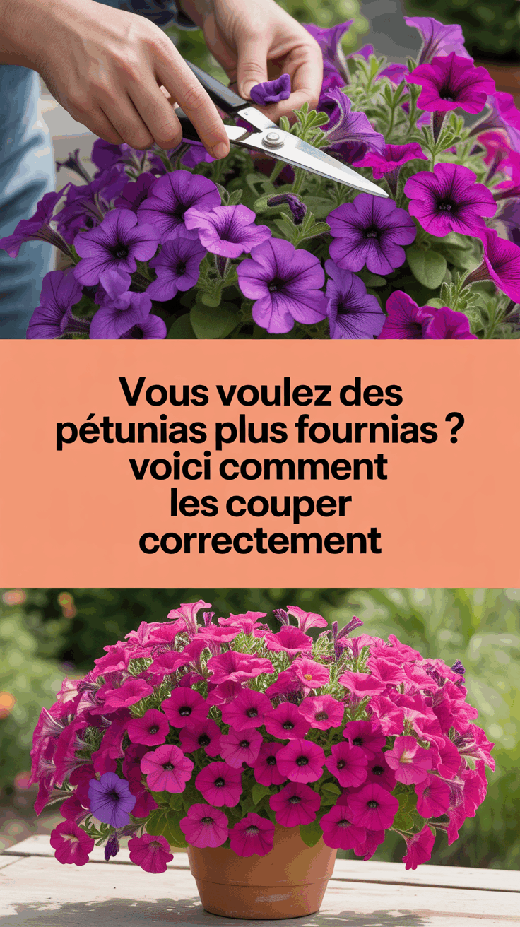 Vous voulez des pétunias plus fournis ? Voici comment les couper correctement