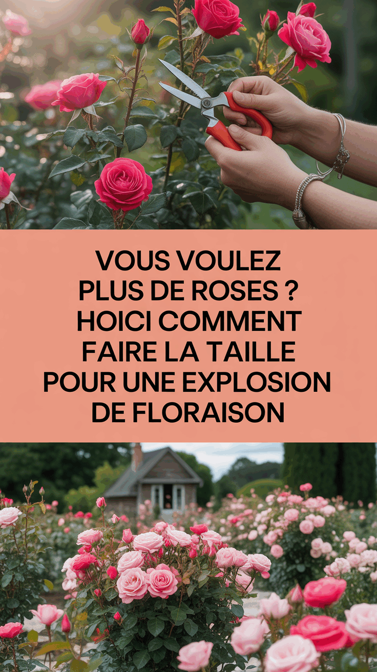 Vous voulez plus de roses ? Voici comment faire la taille pour une explosion de floraison