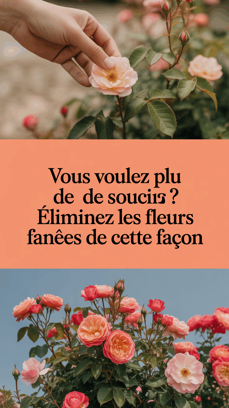 Vous voulez plus de soucis ? Éliminez les fleurs fanées de cette façon