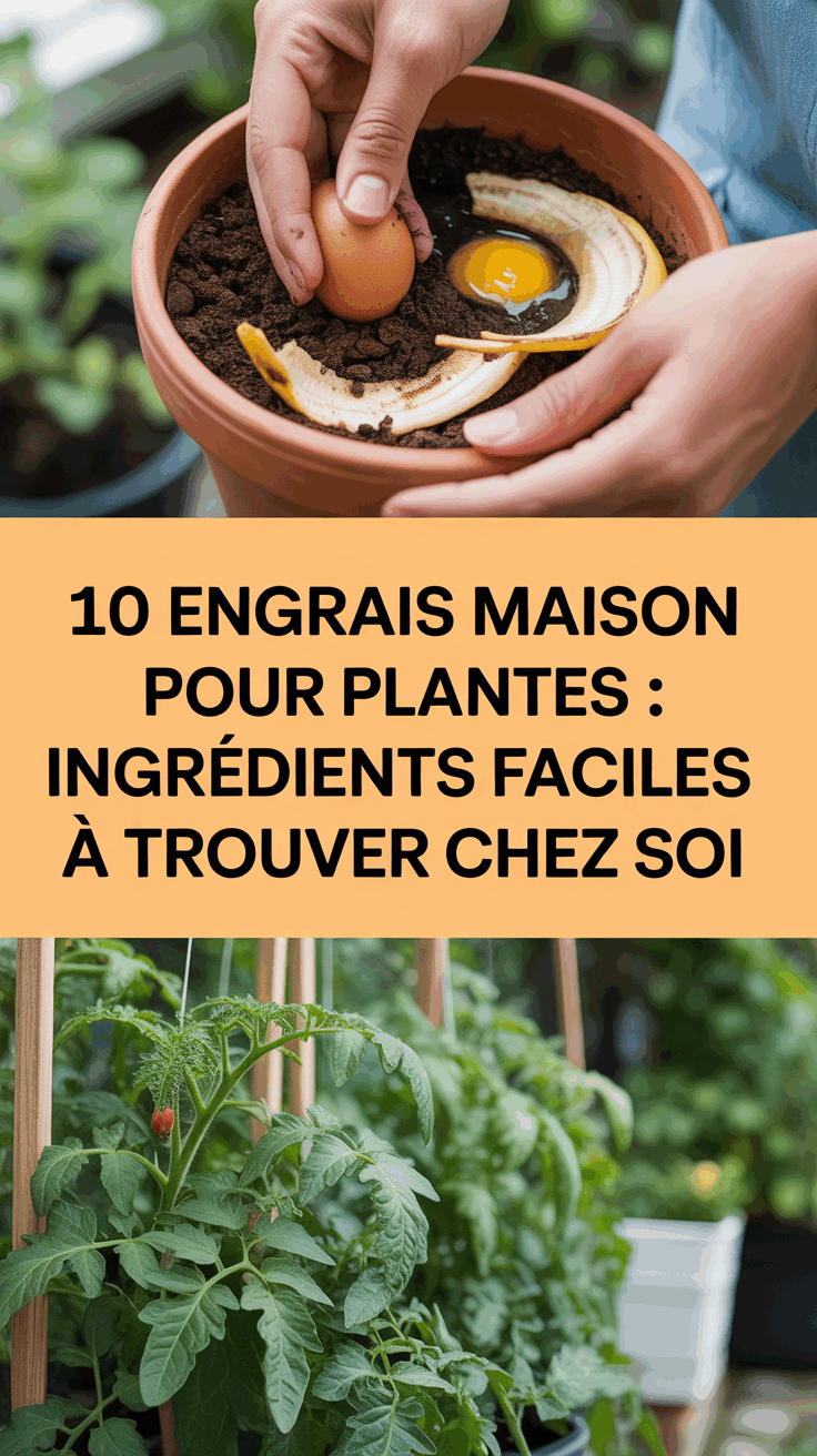 10 Engrais Maison pour Plantes : Ingrédients Faciles à Trouver chez Soi