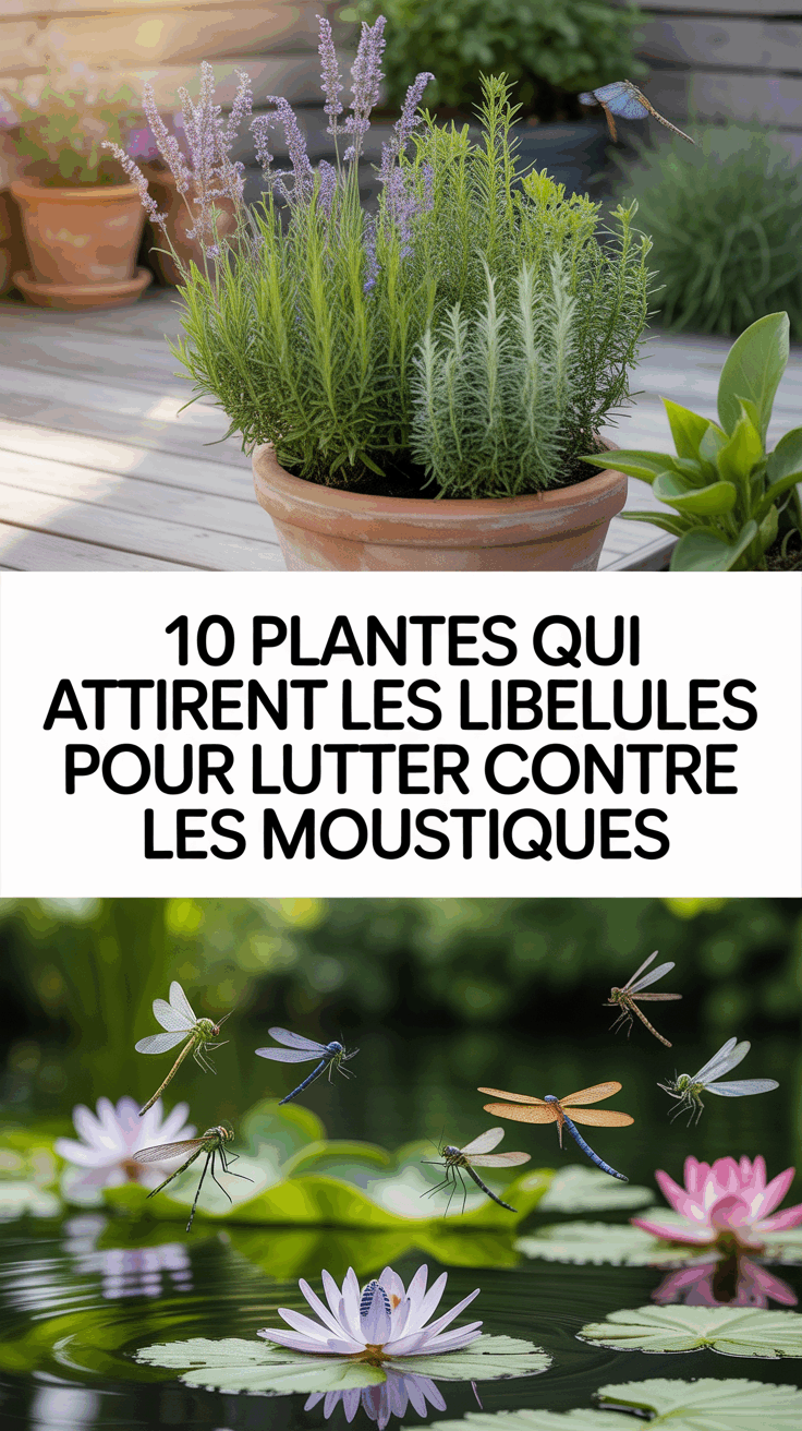 10 Plantes Qui Attirent les Libellules pour Lutter Contre les Moustiques