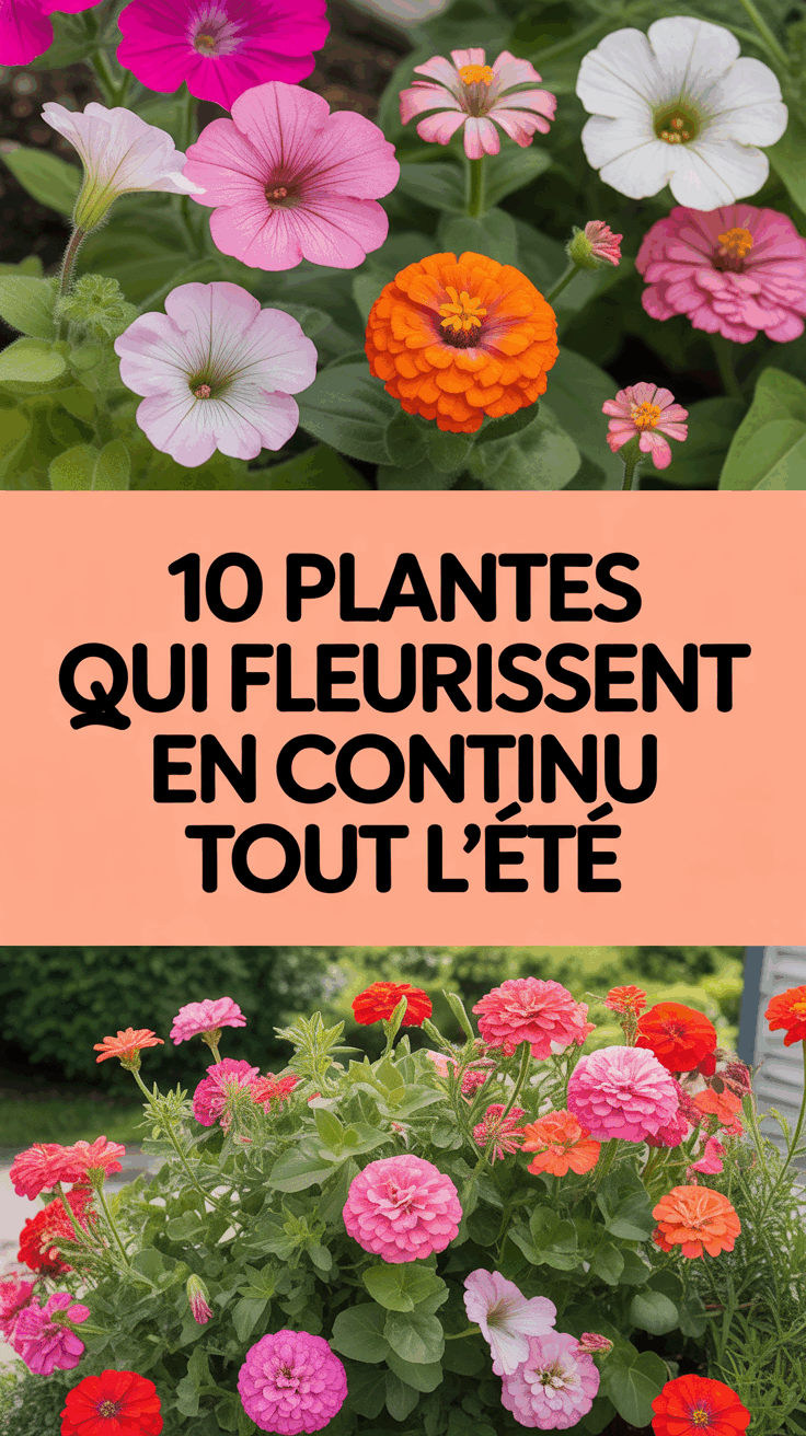 10 Plantes Qui Fleurissent en Continu Tout l&rsquo;Été