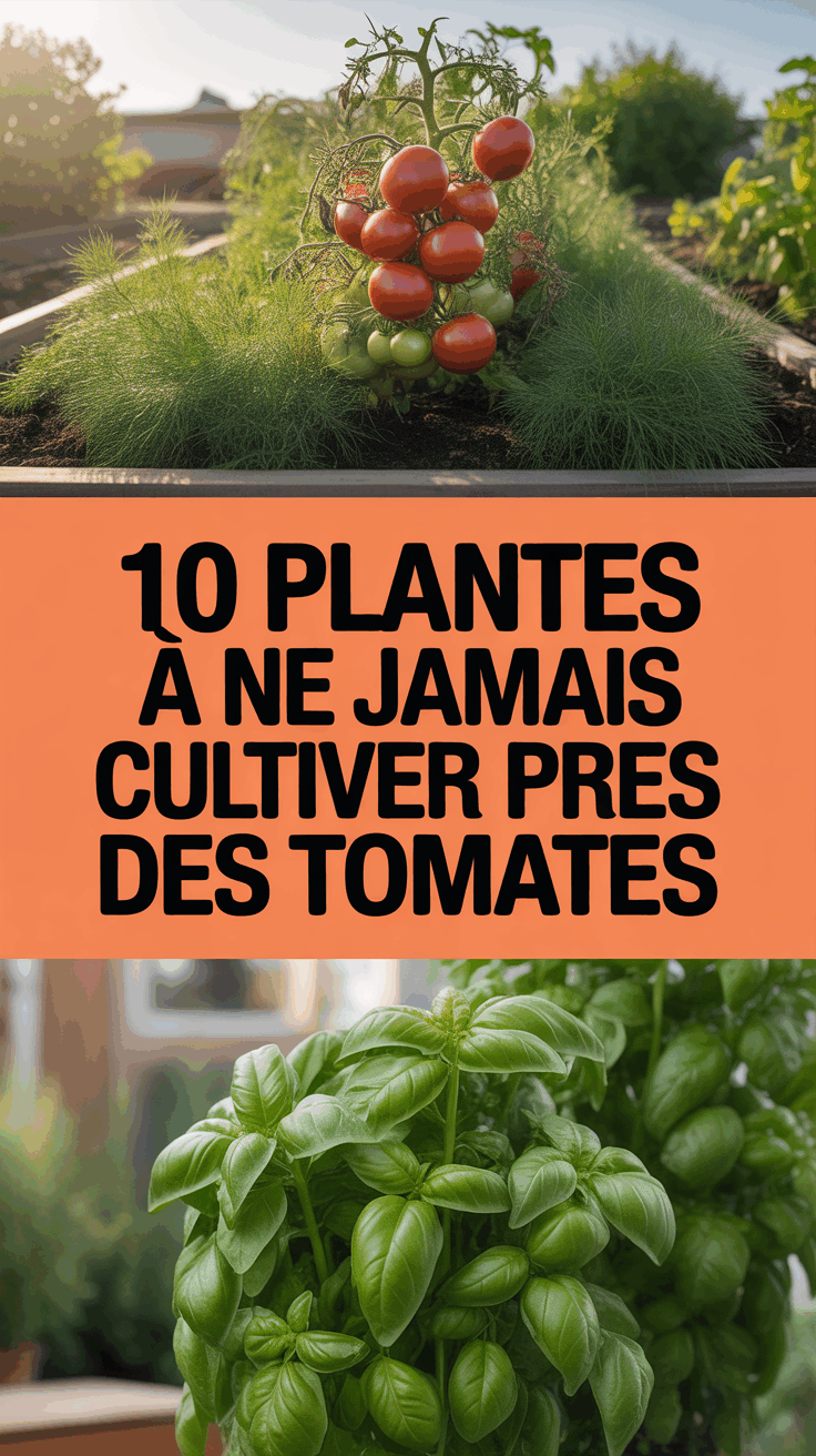 10 Plantes à Ne Jamais Cultiver Près des Tomates