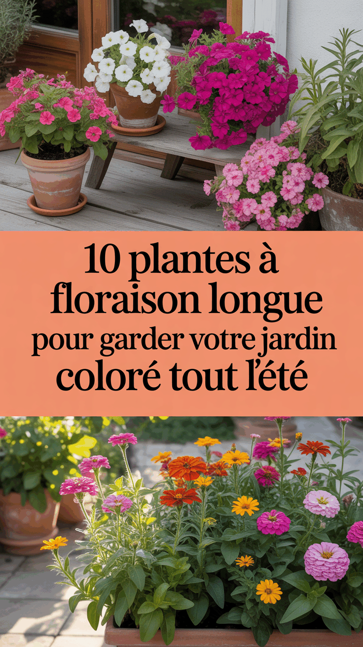 10 Plantes à floraison longue pour garder votre jardin coloré tout l'été