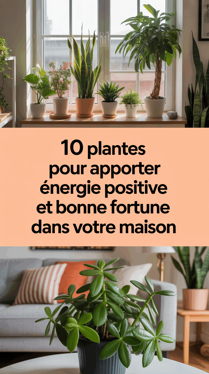 10 Plantes pour apporter énergie positive et bonne fortune dans votre maison