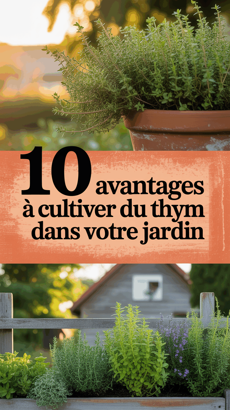10 avantages à cultiver du thym dans votre jardin