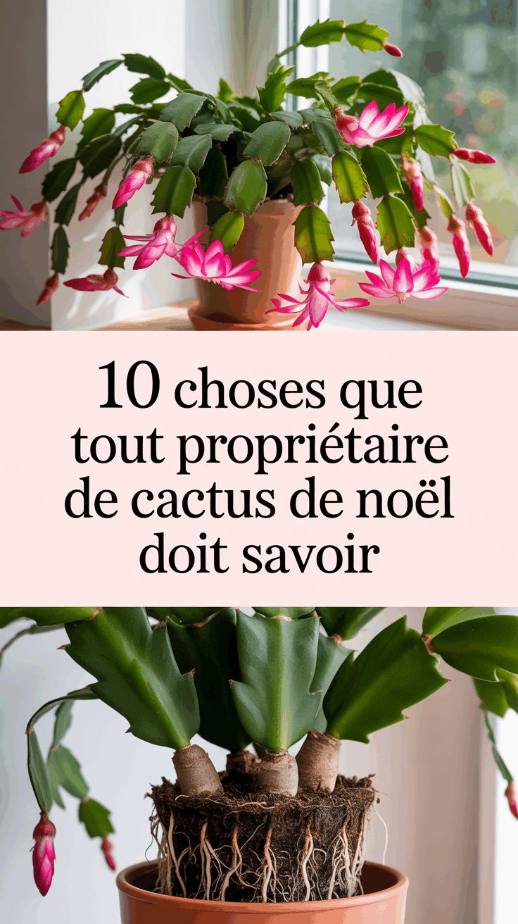 10 choses que tout propriétaire de cactus de Noël doit savoir