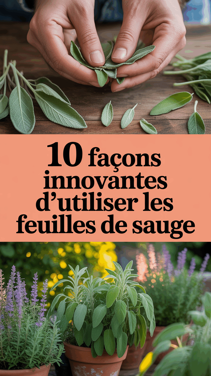 10 façons innovantes d'utiliser les feuilles de sauge