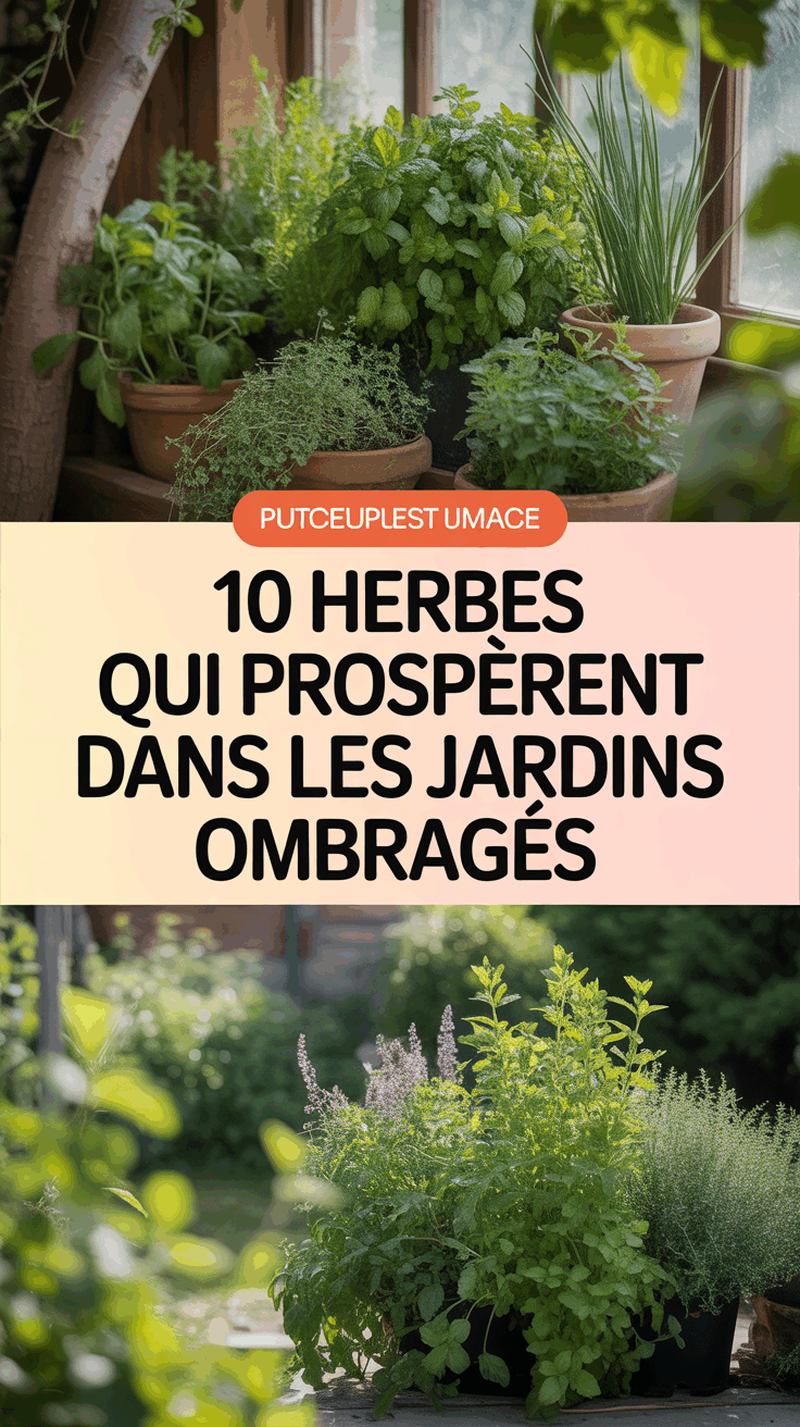 10 herbes qui prospèrent dans les jardins ombragés