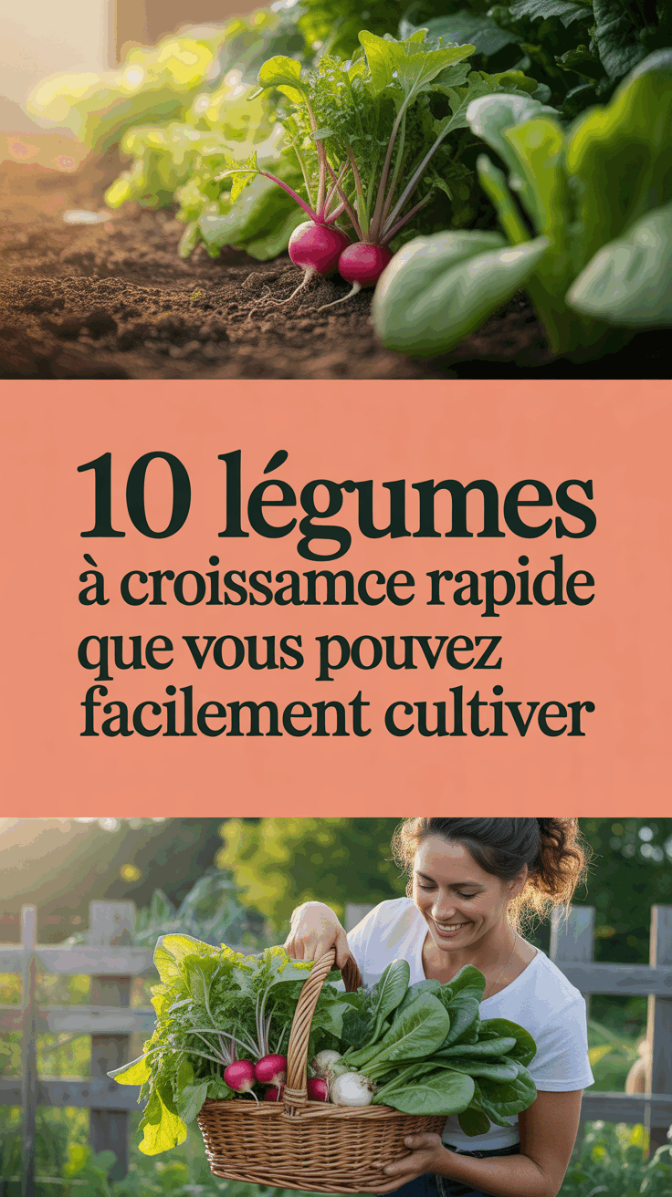 10 légumes à croissance rapide que vous pouvez facilement cultiver