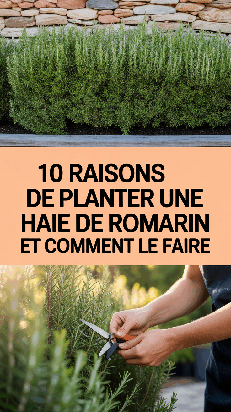 10 raisons de planter une haie de romarin et comment le faire