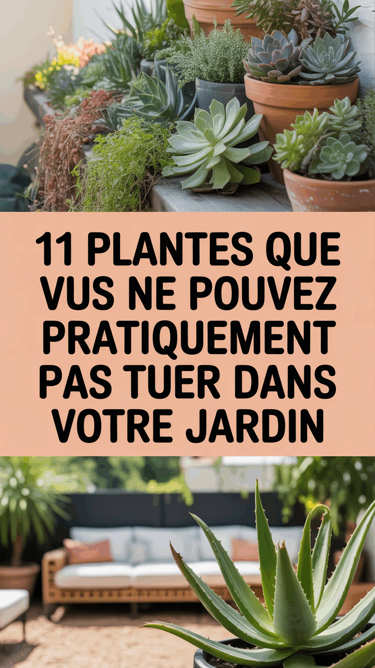 11 Plantes que vous ne pouvez pratiquement pas tuer dans votre jardin