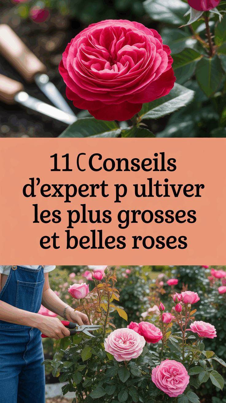 11 conseils d'expert pour cultiver les plus grosses et belles roses