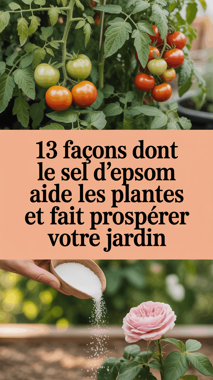 13 façons dont le sel d&rsquo;Epsom aide les plantes et fait prospérer votre jardin