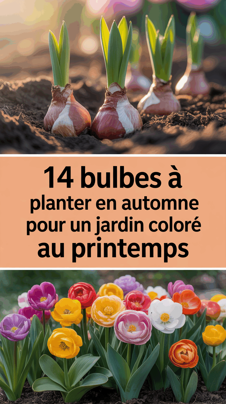 14 bulbes à planter en automne pour un jardin coloré au printemps