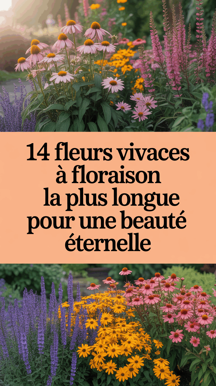 14 fleurs vivaces à floraison la plus longue pour une beauté éternelle