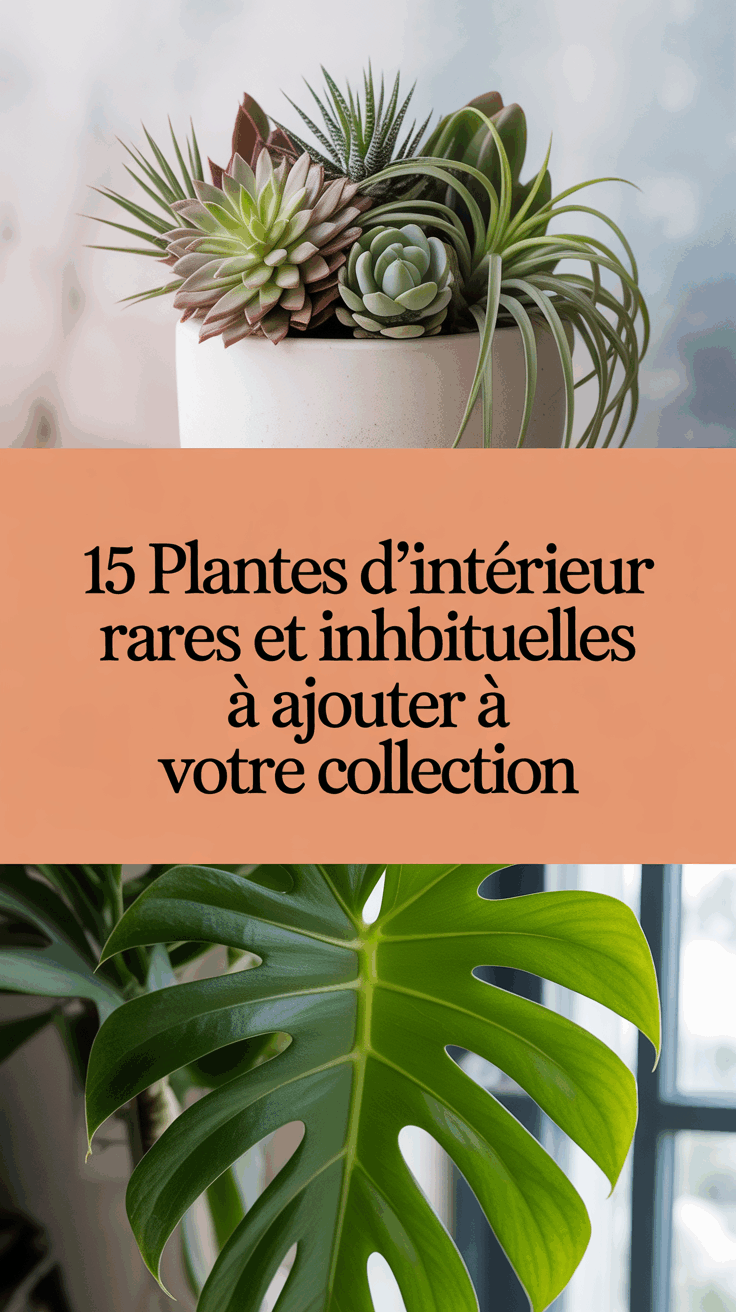 15 Plantes d’Intérieur Rares et Inhabituelles à Ajouter à Votre Collection