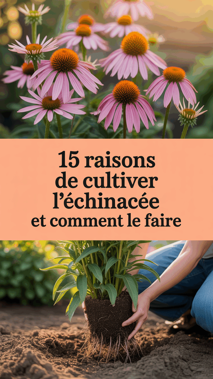 15 raisons de cultiver l’échinacée et comment le faire
