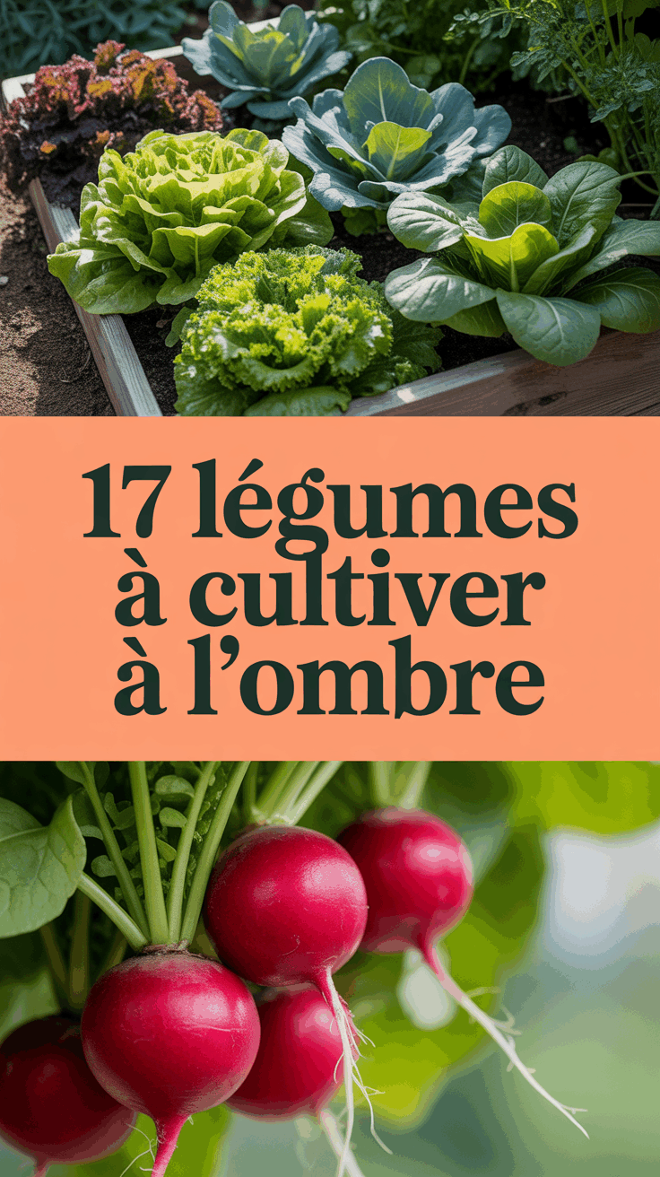 17 légumes à cultiver à l’ombre