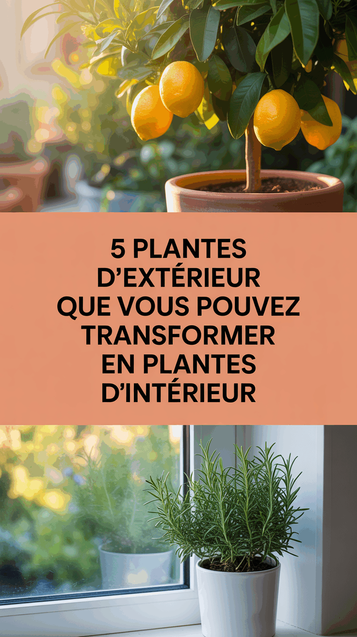 5 Plantes d&rsquo;extérieur que vous pouvez transformer en plantes d&rsquo;intérieur