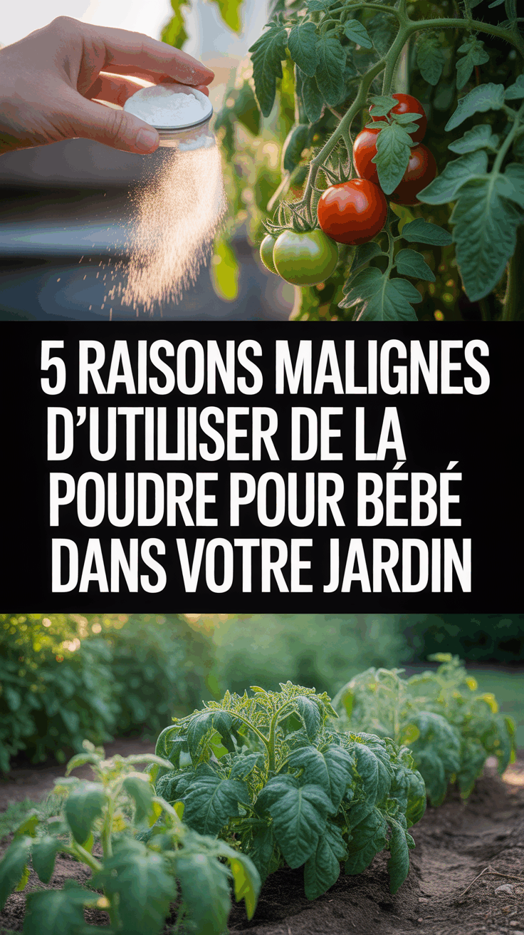 5 Raisons Malignes d’Utiliser de la Poudre pour Bébé dans Votre Jardin