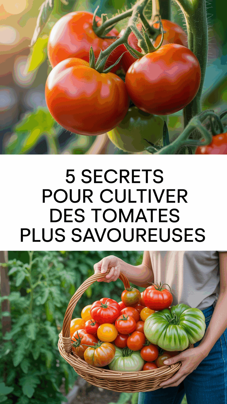 5 Secrets pour Cultiver des Tomates Plus Savoureuses