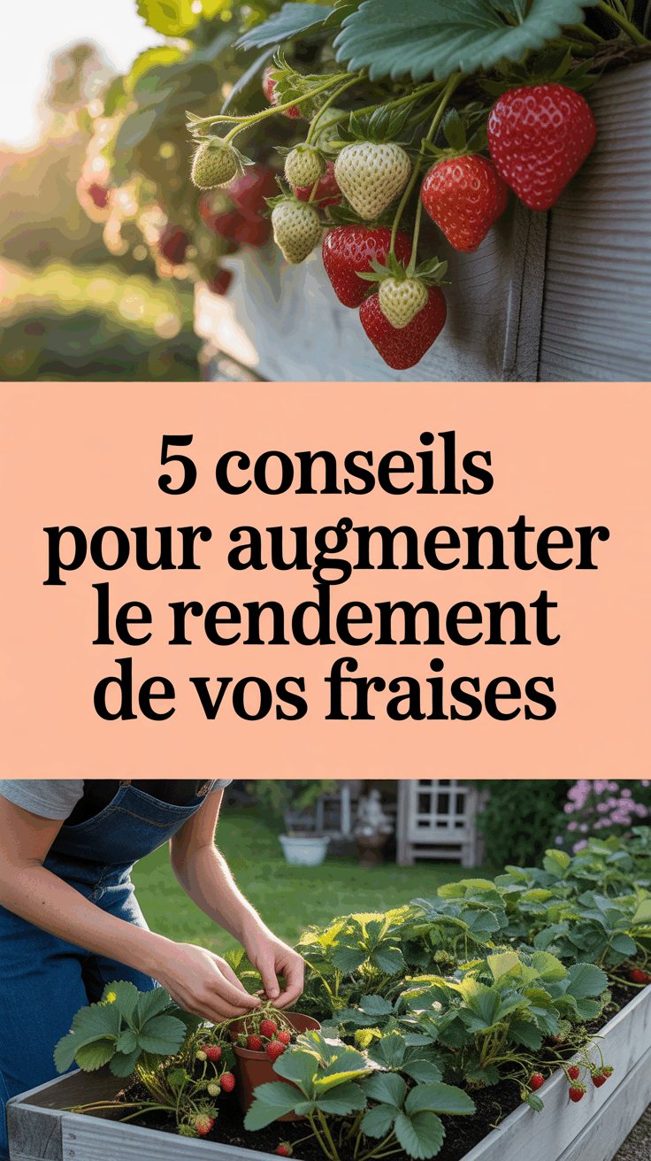5 conseils pour augmenter le rendement de vos fraises