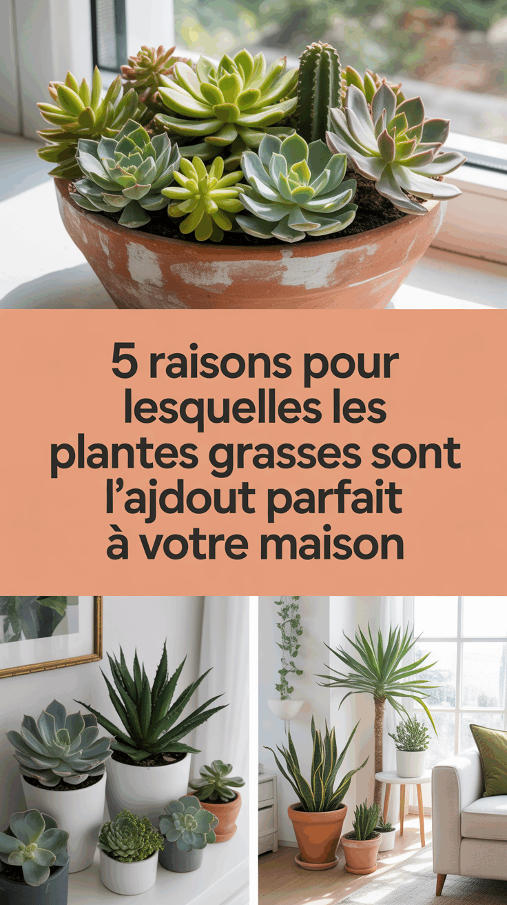 5 raisons pour lesquelles les plantes grasses sont l&rsquo;ajout parfait à votre maison