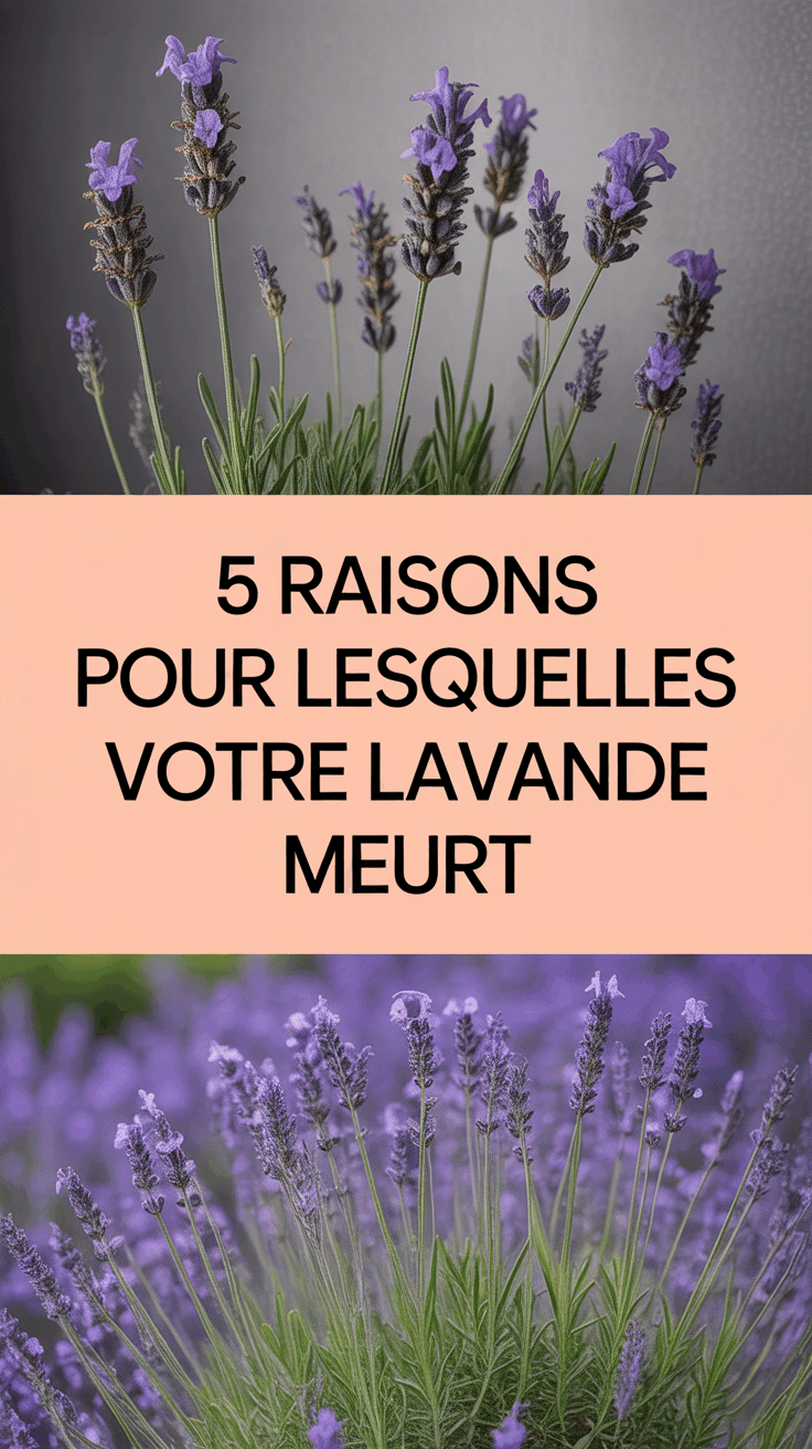 5 raisons pour lesquelles votre lavande meurt