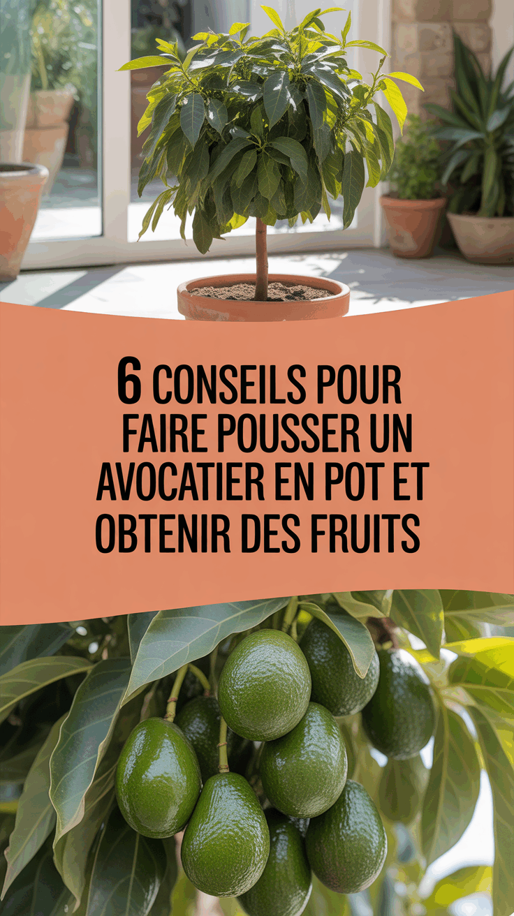 6 conseils pour faire pousser un avocatier en pot et obtenir des fruits