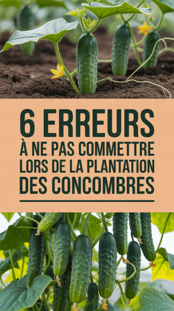6 erreurs à ne pas commettre lors de la plantation des concombres - Top ...