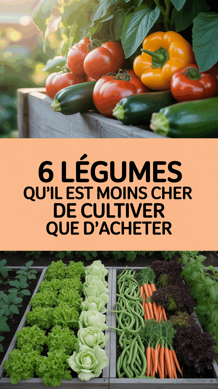 6 légumes qu&rsquo;il est moins cher de cultiver que d&rsquo;acheter