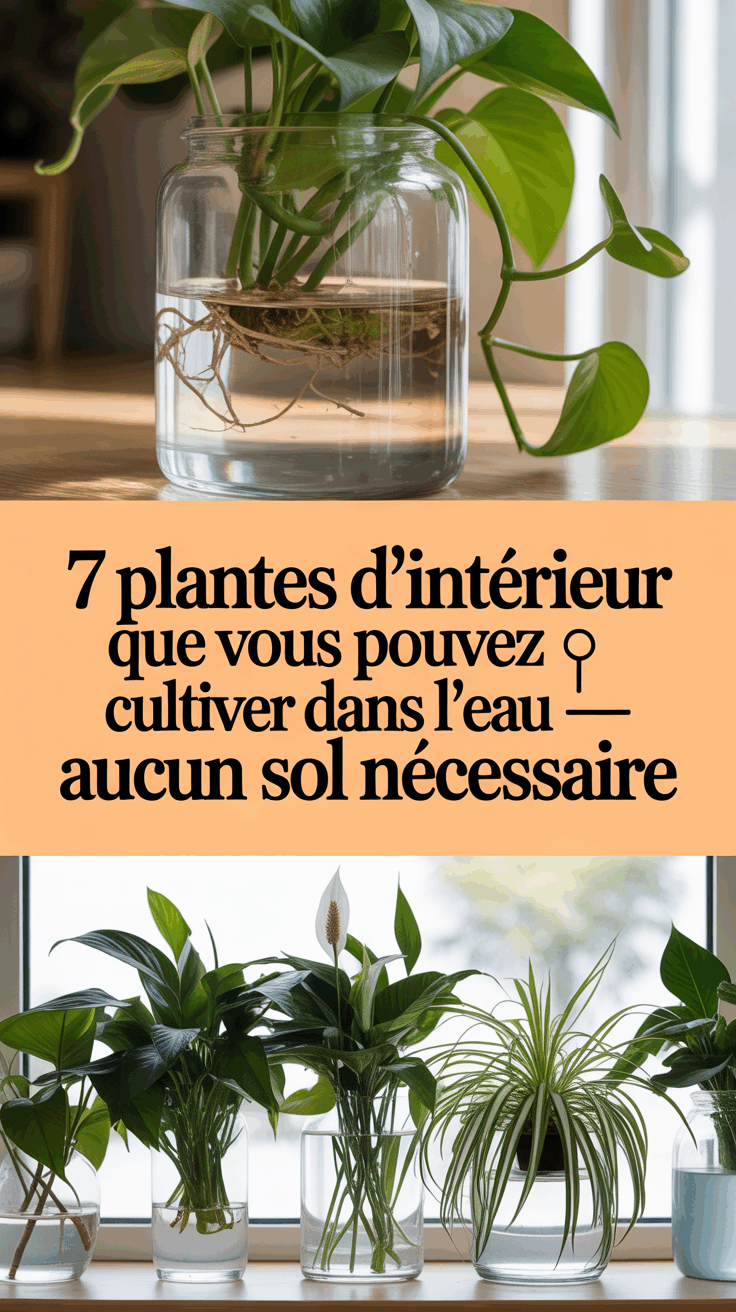 7 Plantes d’intérieur que vous pouvez cultiver dans l’eau – Aucun sol nécessaire