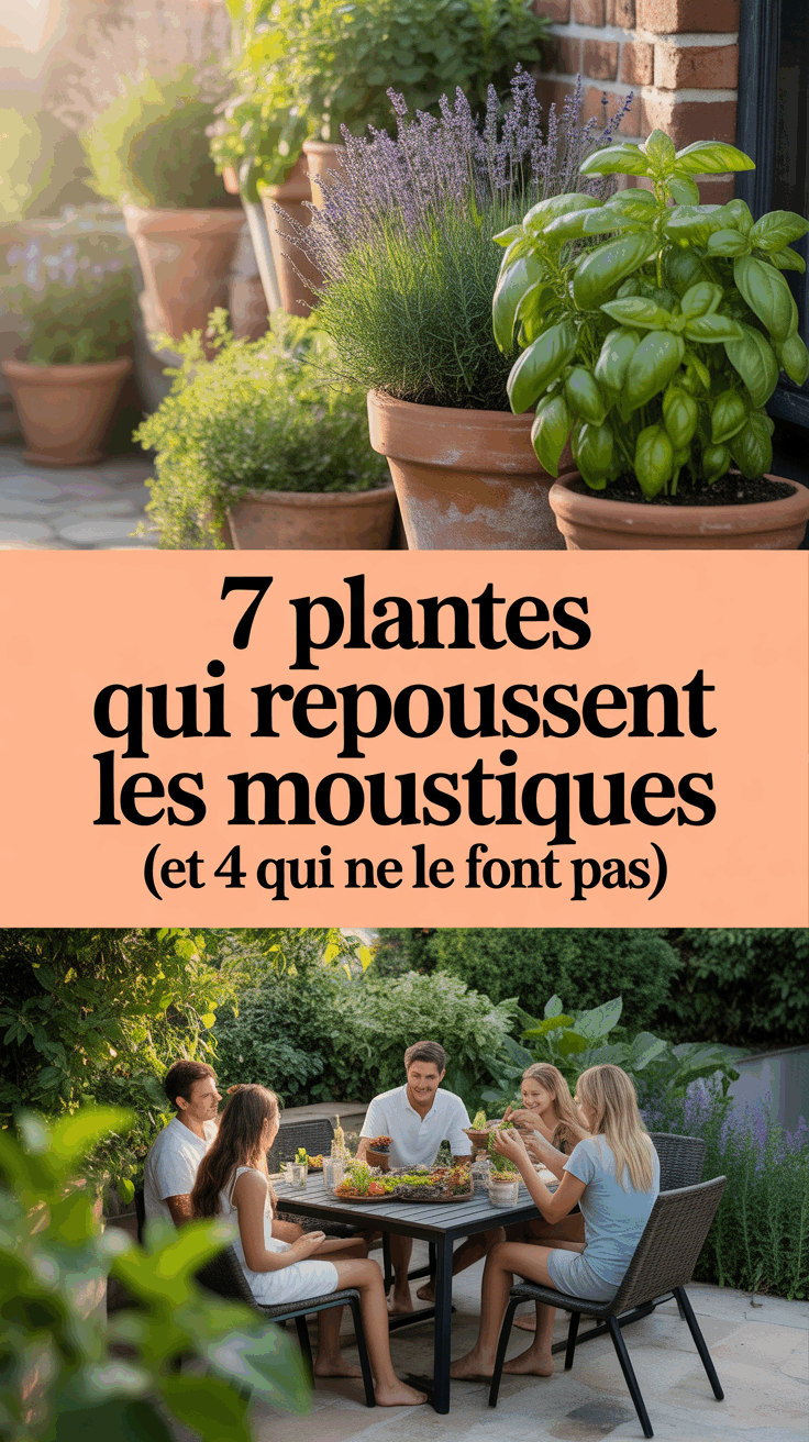 7 Plantes qui repoussent les moustiques (et 4 qui ne le font pas)
