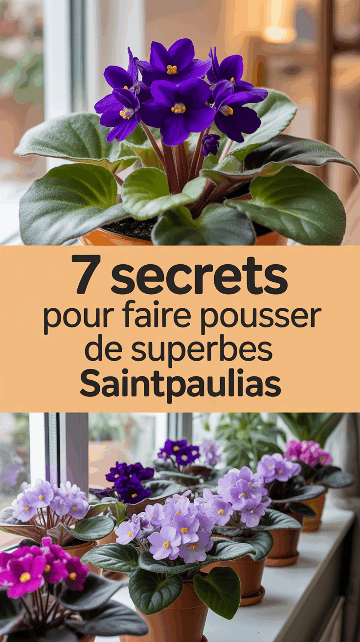 7 Secrets pour Faire Pousser de Superbes Saintpaulias