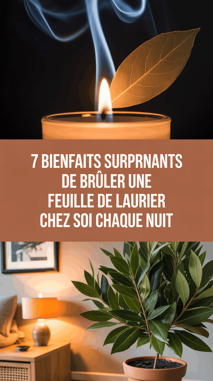 7 bienfaits surprenants de brûler une feuille de laurier chez soi chaque nuit