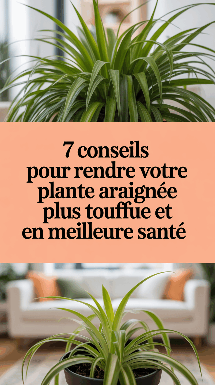 7 conseils pour rendre votre plante araignée plus touffue et en meilleure santé