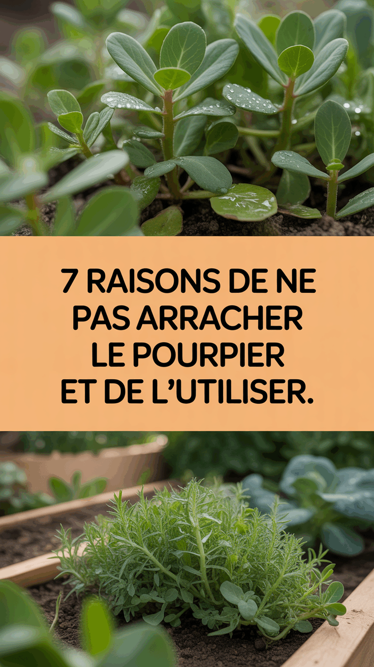 7 raisons de ne pas arracher le pourpier et de l’utiliser
