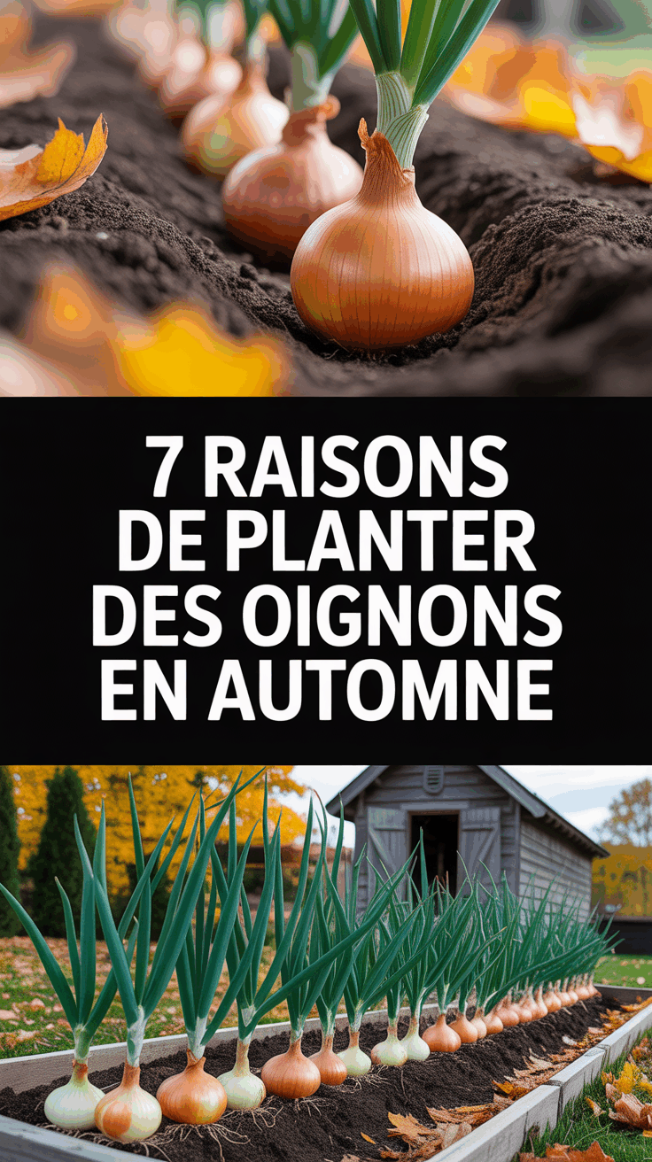 7 raisons de planter des oignons en automne
