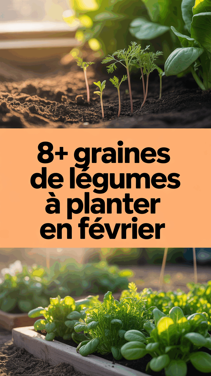 8+ Graines de Légumes à Planter en Février