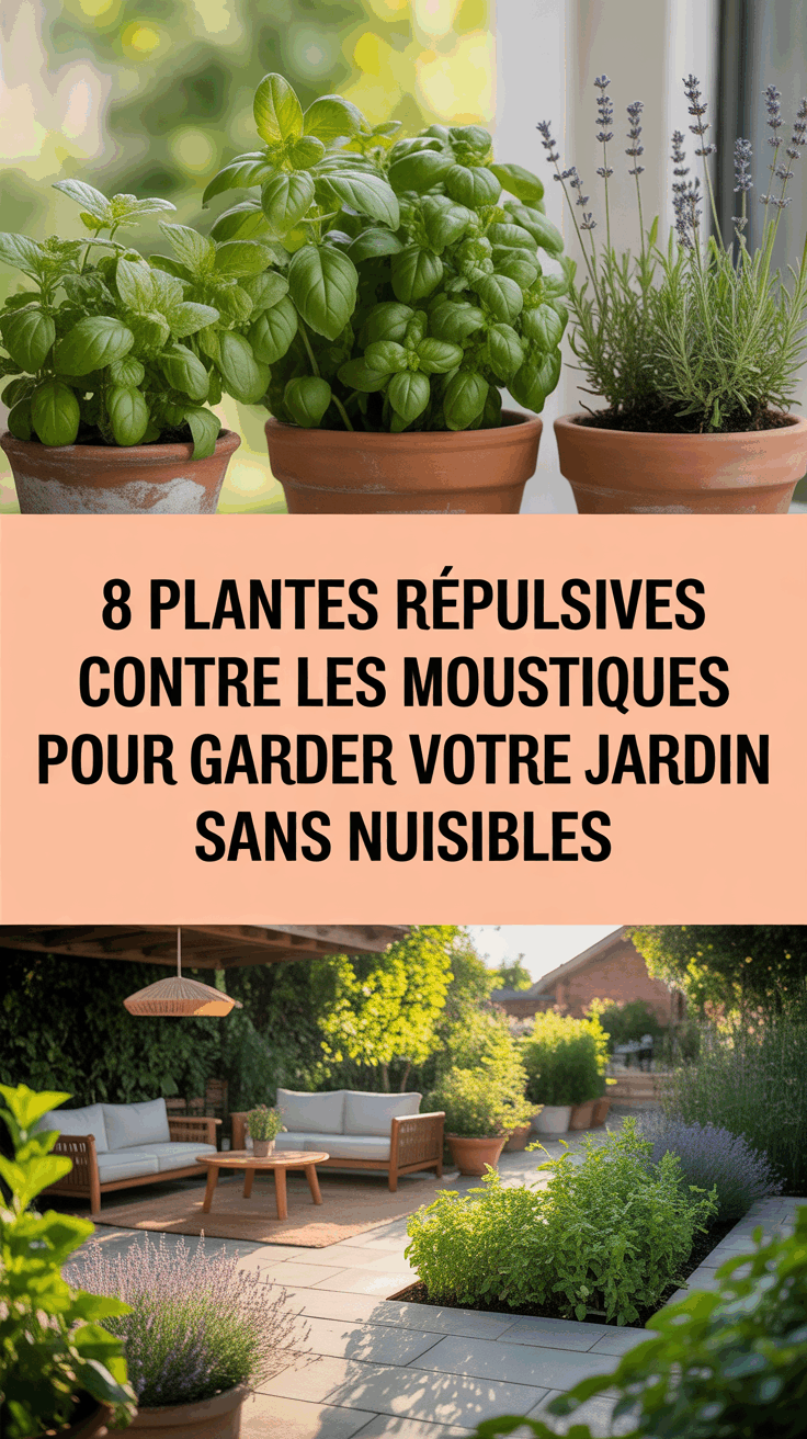 8 Plantes Répulsives contre les Moustiques pour Garder Votre Jardin Sans Nuisibles