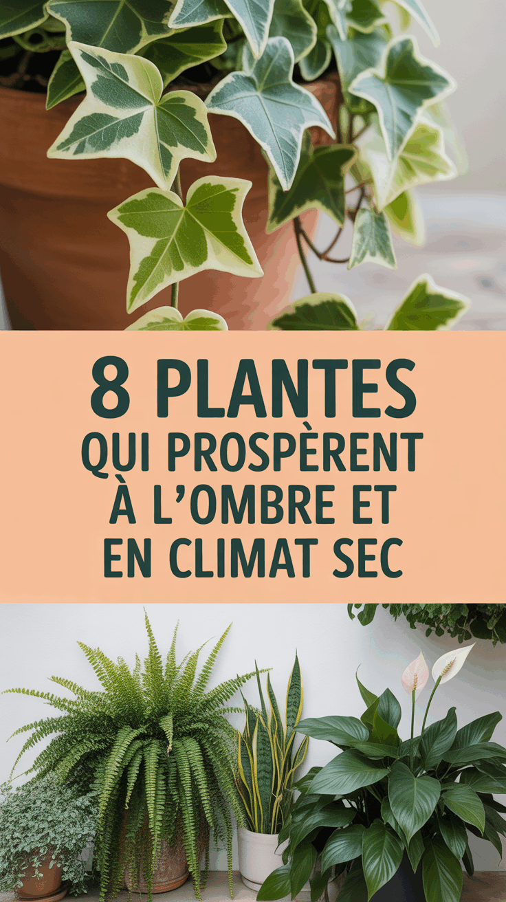 8 Plantes qui prospèrent à l&rsquo;ombre et en climat sec